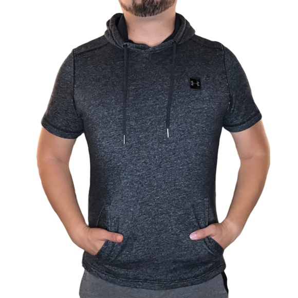 Under Armour Short Sleeve Hoodie - Size Large (Fitted) - Picture 1 of 1